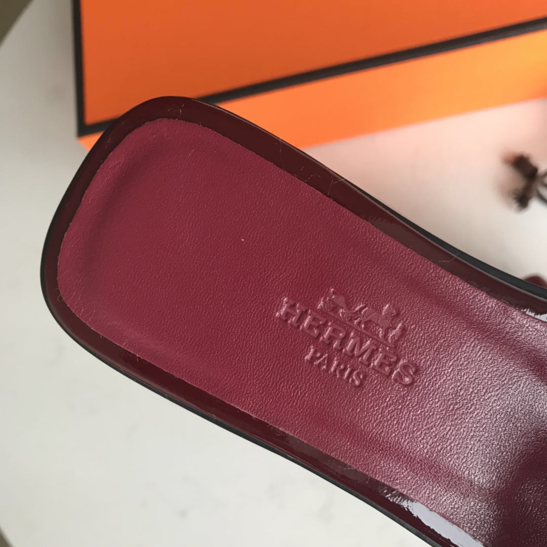 에르메스 올수공 오란 슬리퍼 샌들 페이던트 14